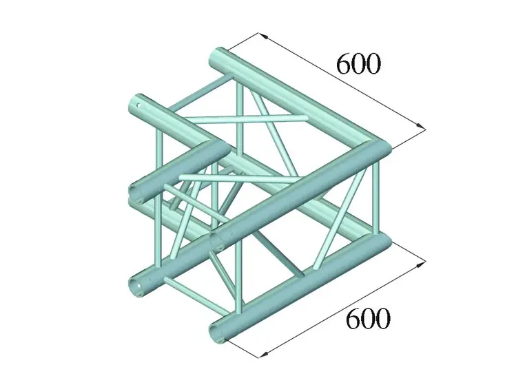 ALUTRUSS QUADLOCK TQ390-QQC21 2-way-corner 90° 